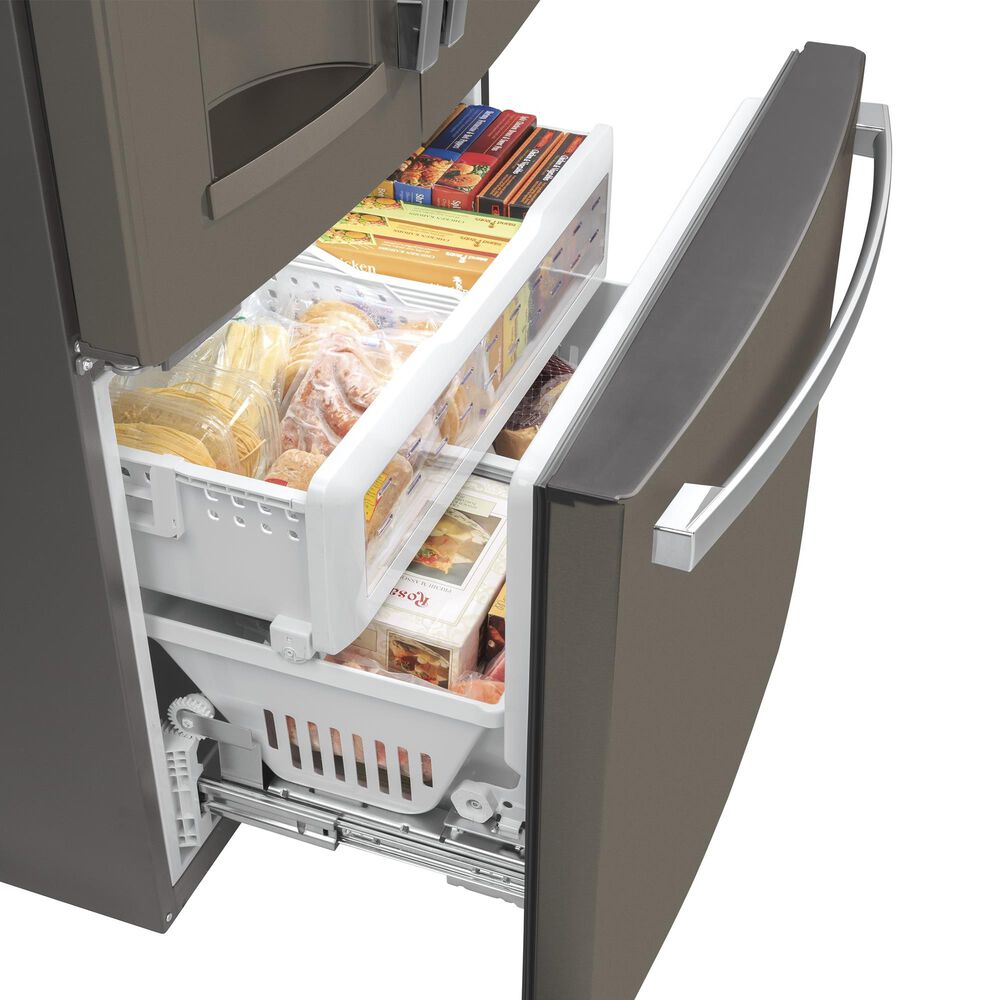 GE Appliances 22.1 Cu. Ft. Counter-Depth French-Door Refrigerator in Slate, , large
