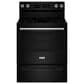 Maytag 5.3 Cu. Ft. Freestanding Electric Range with Steam Clean in Black, , large