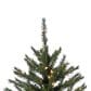 The Gerson Company 7.5" Pre-Lit Artificial New England Pine with White Lights in Green, , large