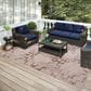 Dalyn Rug Company Sedona 6" x 9" Walnut Indoor/Outdoor Area Rug, , large