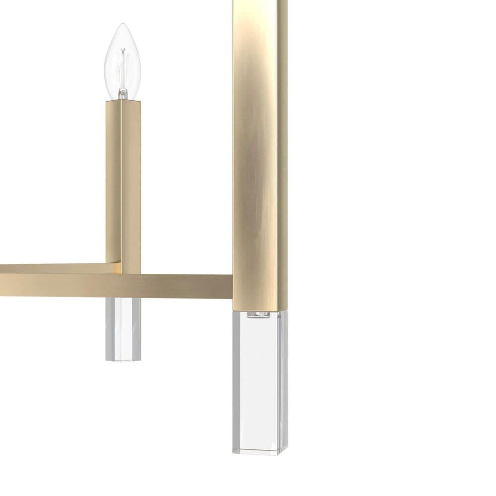 Hunter Sunjai 9-Light Chandelier in Alturas Gold, , large