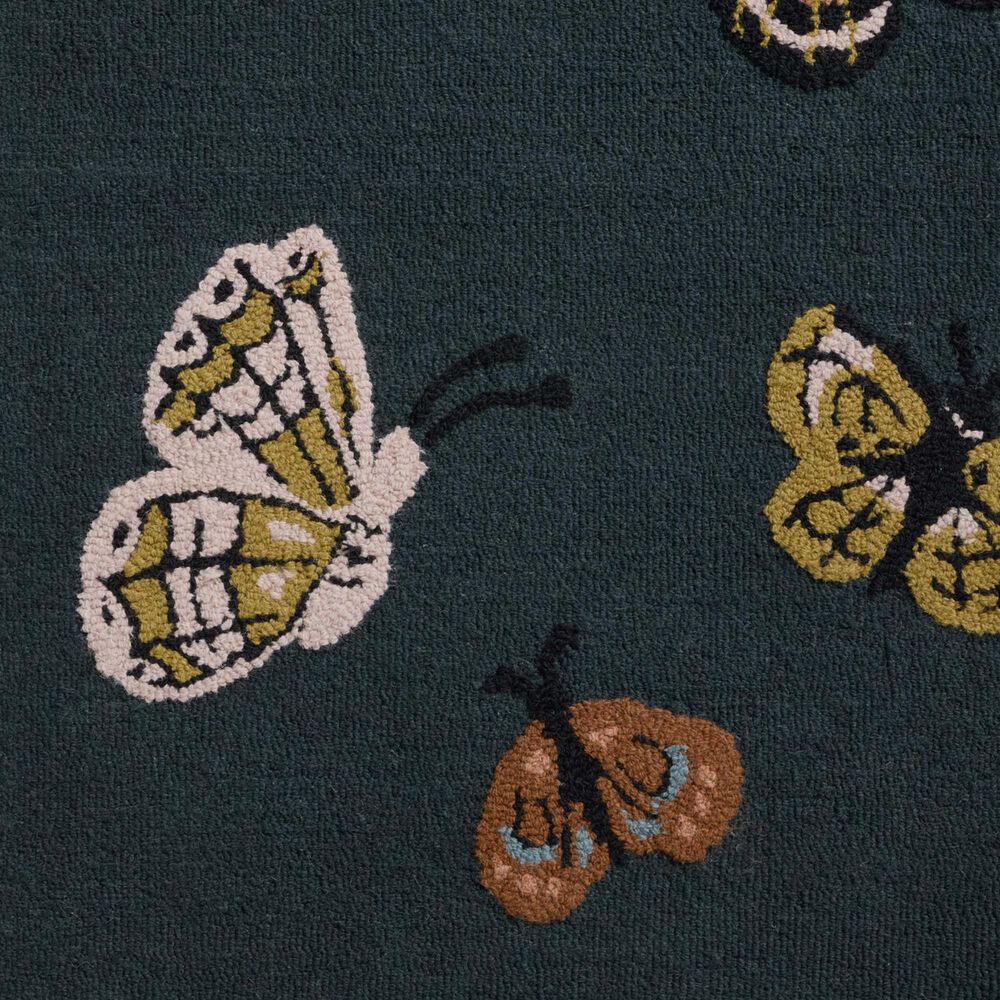Rifle Paper Co. x Loloi Highgrove Teal 2&#39;3&quot; x 3&#39;9&quot; Area Rug, , large