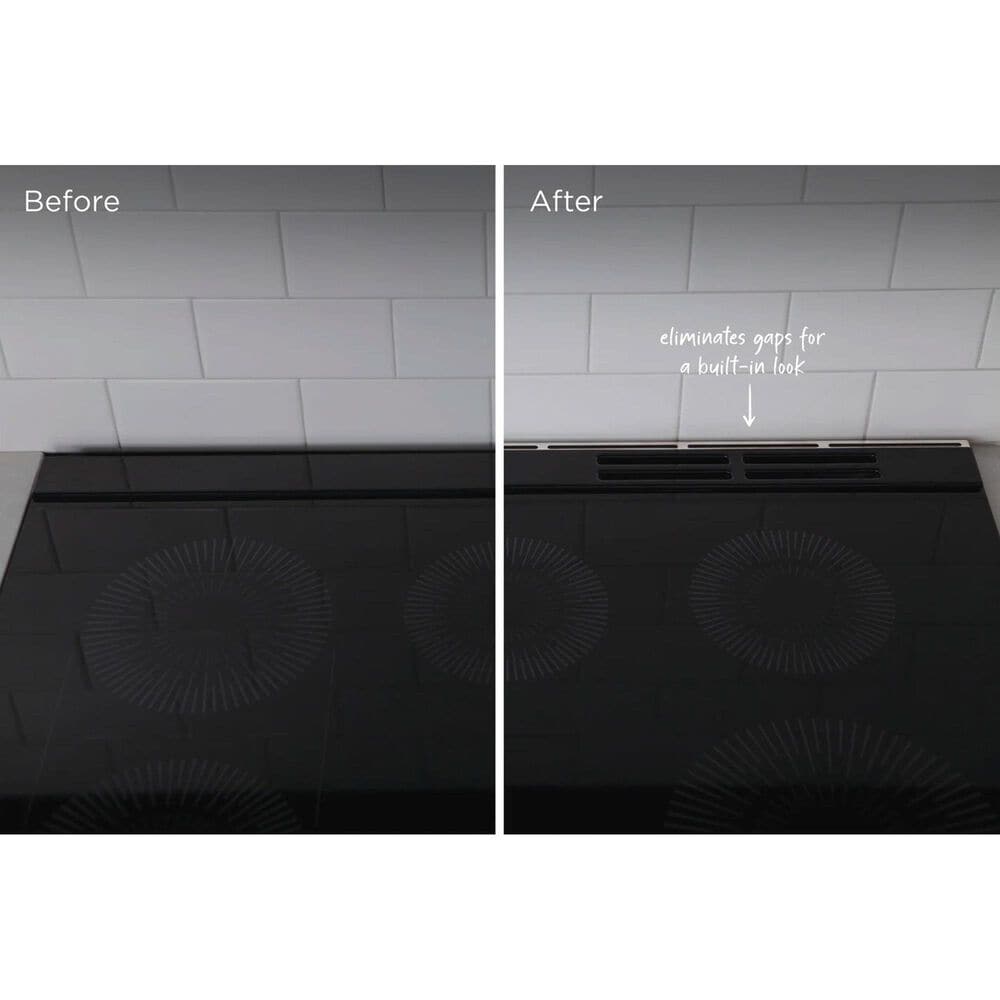 Frigidaire Front Control Range Rear Filler Trim in Stainless Steel, , large