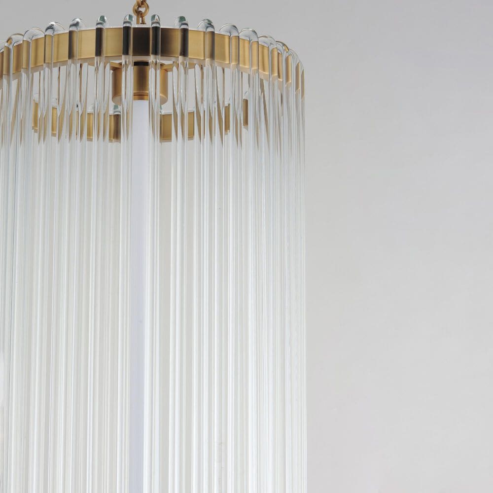 Maxim Lighting Jolie 1-Light Foyer Pendant in Natural Aged Brass, , large