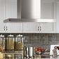 GE Profile 36" Designer Island-Mount Chimney Vent Hood with Clean Air Sensors in Stainless Steel, , large
