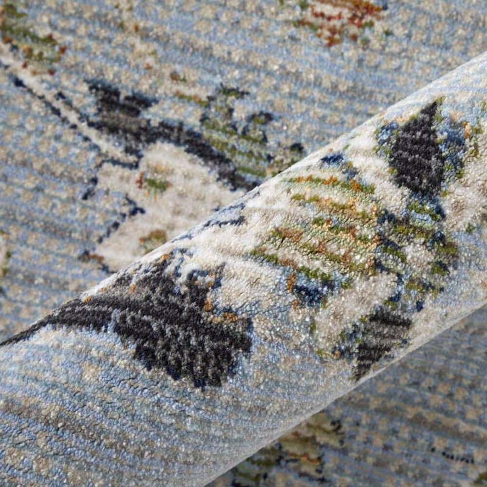 Feizy Melrose 9&#39; x 12&#39;8&quot; Blue and Multicolor Area Rug, , large