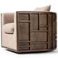 Four Hands June Swivel Chair in Alcala Fawn, , large