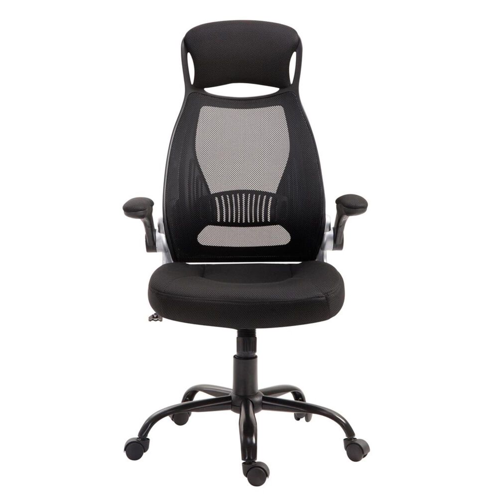 New Era Holding Group LTD Executive Desk Chair in Black Mesh, , large