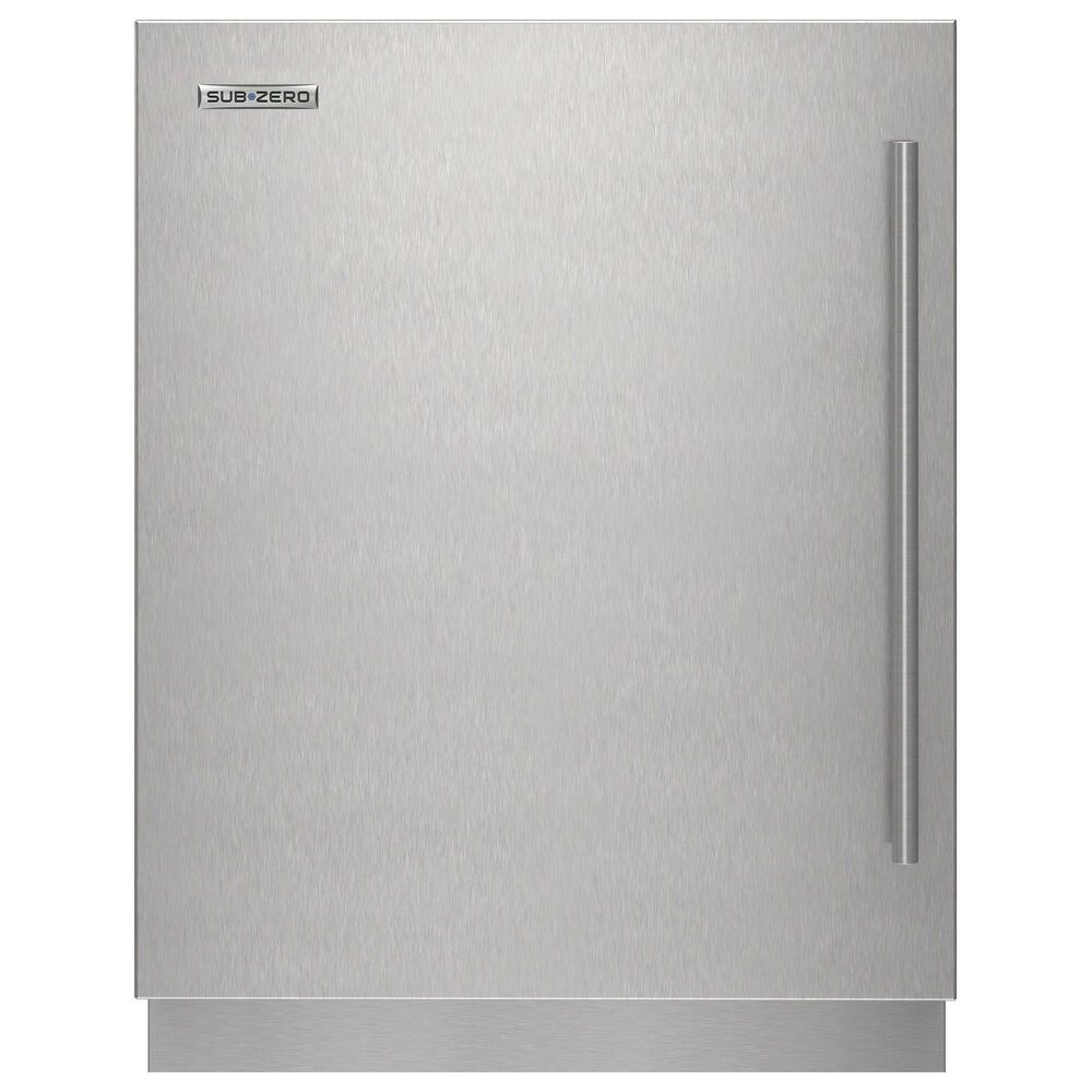 Sub-Zero 24" ADA Undercounter Left Hinge Solid Door Panel with Tubular Handle in Stainless Steel, , large