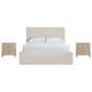 Universal Furniture Oasis Queen Upholstered Bed with Two Nightstands in Dockside, , large