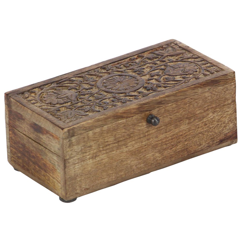 Maple and Jade Rustic Box in Natural Oak &#40;Set of 3&#41;, , large