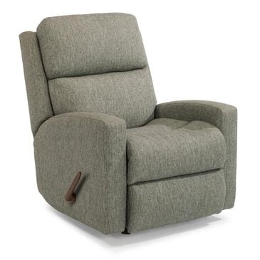 Flexsteel Catalina Manual Rocker Recliner in Gray, , large
