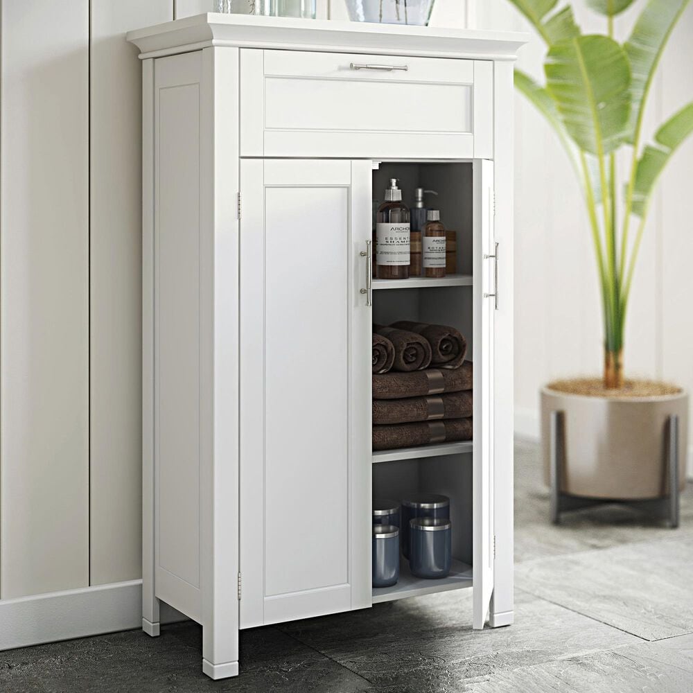 RiverRidge Home Somerset 2-Door Floor Cabinet in White, , large
