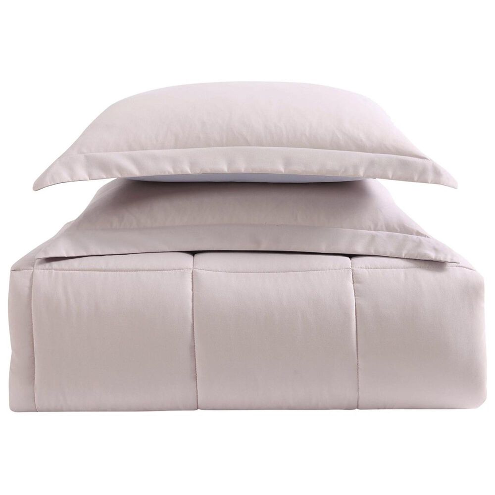 Pem America Truly Soft Everyday 3-Piece Full/Queen Reversible Comforter Set in Blush and Lavender, , large