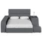 Mayberry Hill Valari Twin Bed with Electronic Features in Grey, , large