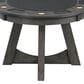 Mayberry Hill Prince Round Game Table in Gray, , large