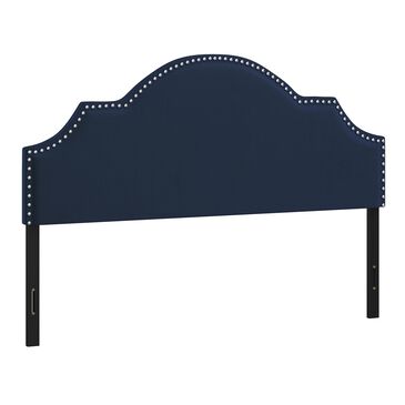The Monday Company Cynthia Upholstered Headboard in Navy, , large