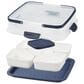 Progressive SnapLock Party Carrier with Ice Tray Lid and Dip Bowl in Clear, , large