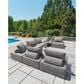 Ashley Bree Zee 8-Piece Outdoor Conversation Set with End Table in Brown, , large