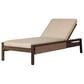 Four Hands Brio Outdoor Chaise Lounge in Ellor Beige and Stained Saddle Brown, , large