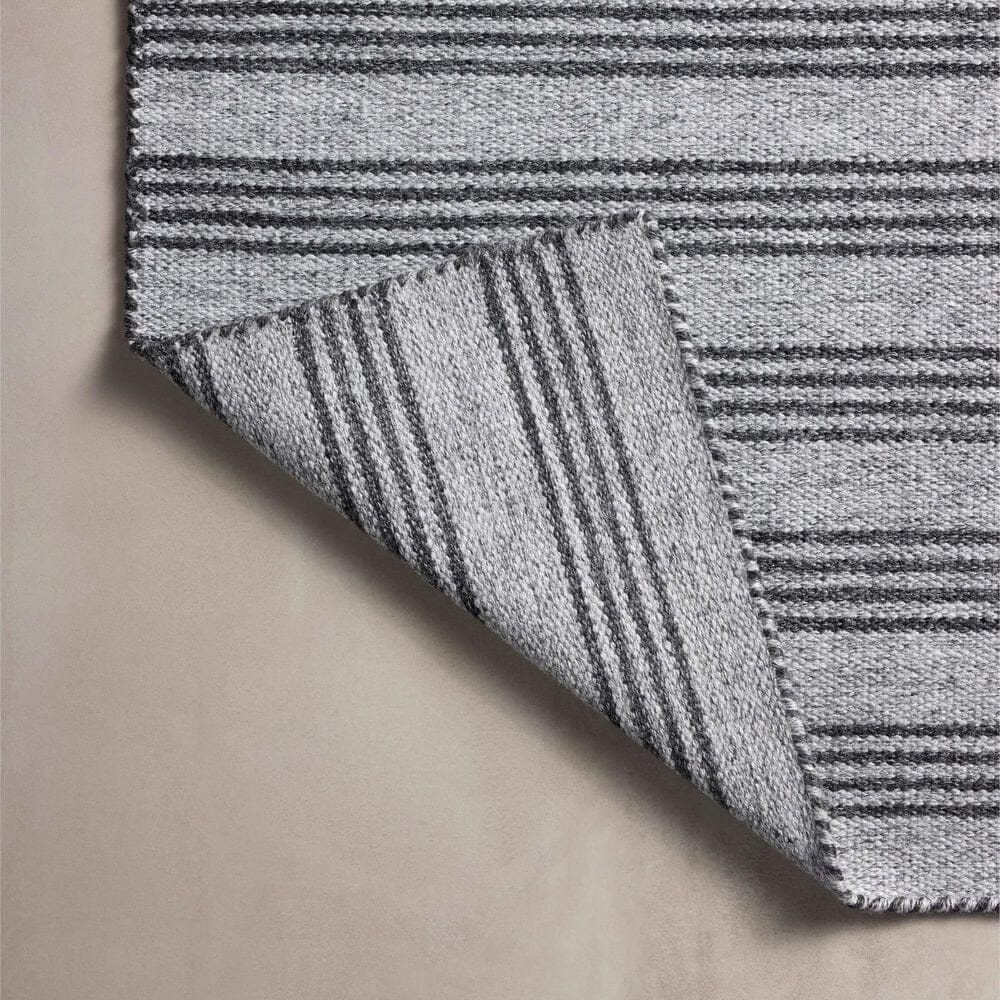 Magnolia Home Charlie Dove and Charcoal 5&#39; x 7&#39;6&quot; Indoor/Outdoor Area Rug, , large