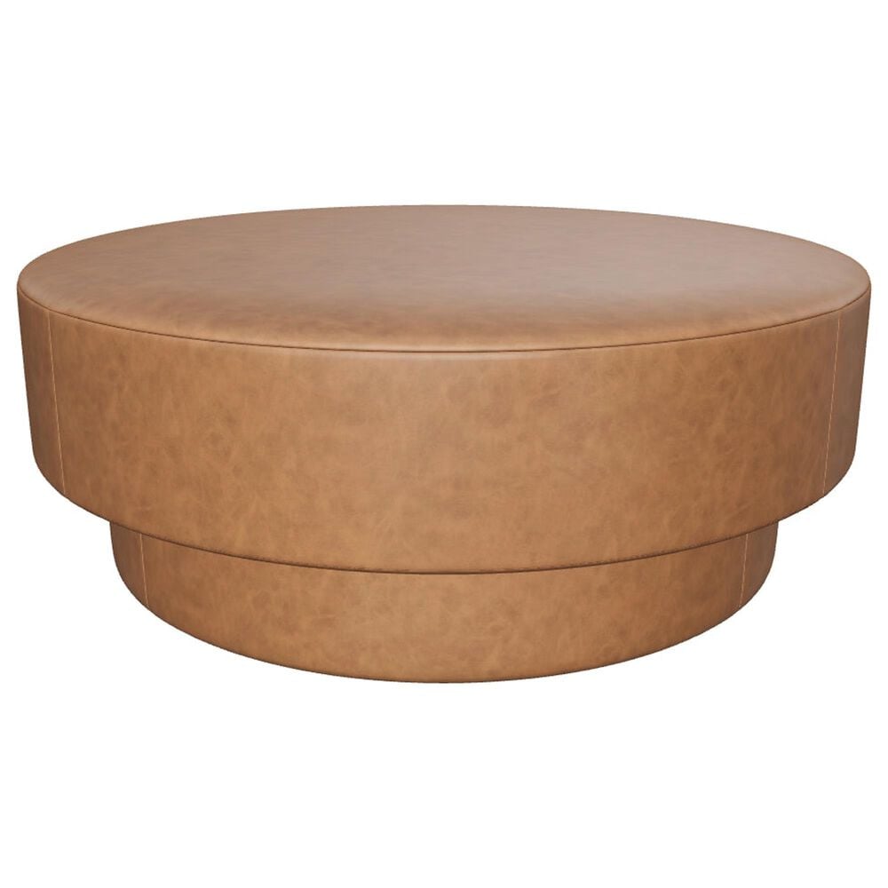 37B Arlo Ottoman in Milliken Cognac, , large