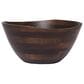 Lipper Large Wavy Rim Bowl in Walnut, , large
