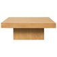 Bassett Mirror Company Padula Natural Coffee Table in Light Oak, , large