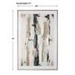 Uttermost Placidity 74" x 50" Abstract Art in Blue, Navy and Silver, , large