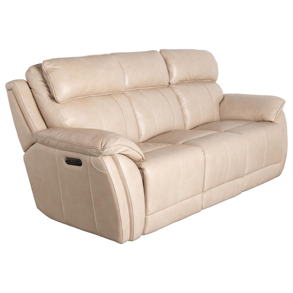 Bassett Power Reclining Sofa with Power Headrest in Diamond, , large
