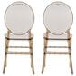 Rta Products Llc Ghost Stackable Side Chair in Amber (Set of 2), , large