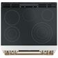 Cafe 30" Slide-In Double Oven Electric Range in Matte White, , large