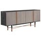 Blue River Turnin Sideboard in Black Brushed and Copper, , large