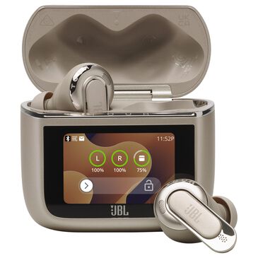 JBL Tour Pro 3 True Wireless Noise Cancelling Earbuds with Smart Charging Case in Latte, , large