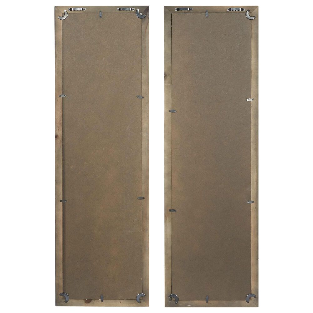 Maple and Jade 36&quot; x 11&quot; Butterfly Wall Art in Multicolor &#40;Set of 2&#41;, , large