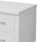 Lexora Home Castor 36" Single Bathroom Vanity in White with 2 cm White Cultured Marble Top and Rectangular Sink, , large