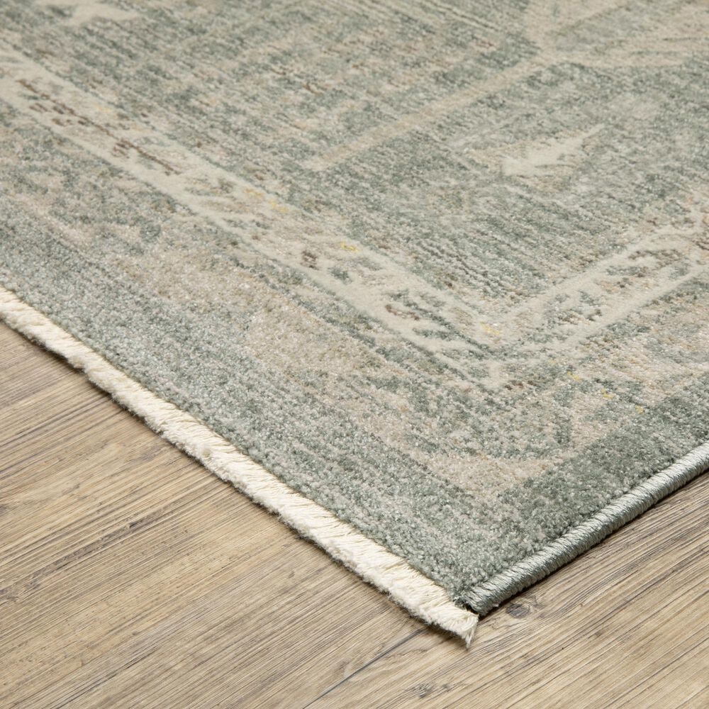 Oriental Weavers Keaton Green and Beige 3&#39;3&quot; x 5&#39; Area Rug, , large