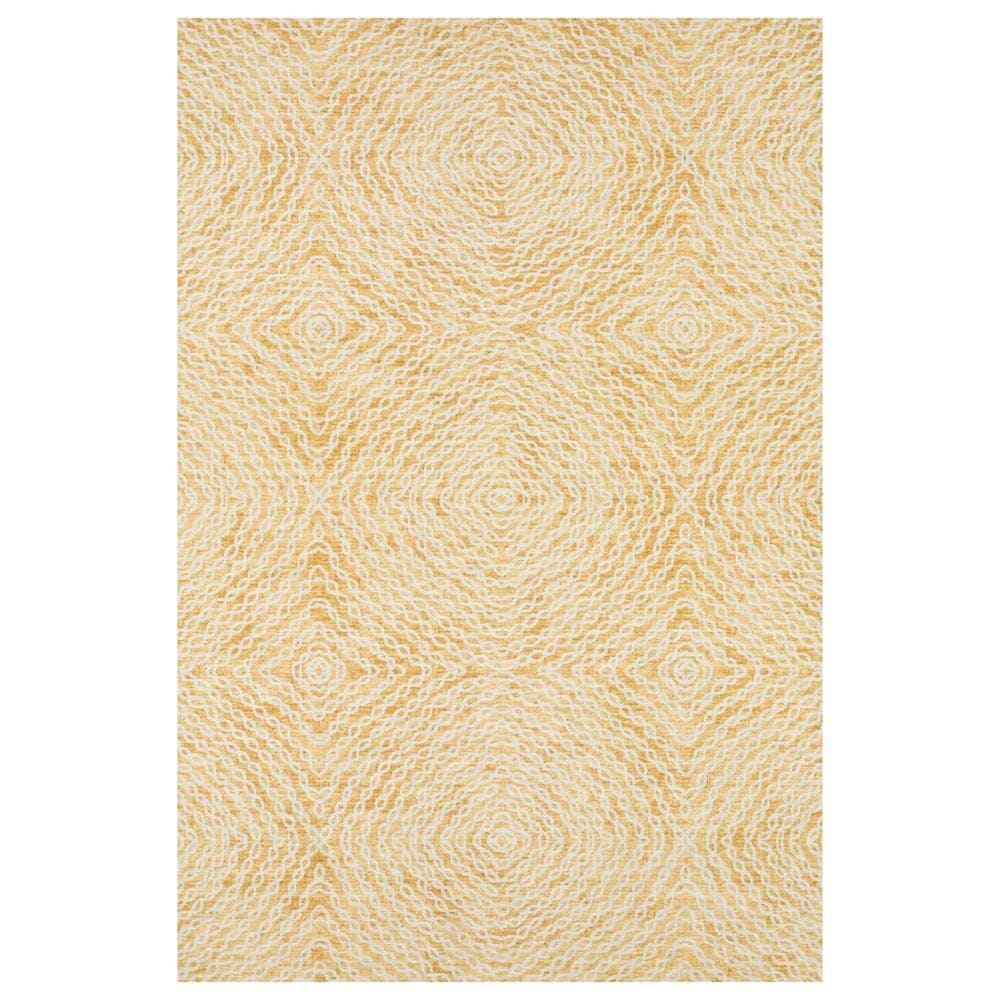 Dalyn Rug Company Brisbane Geometric 8" x 10" Gold Area Rug, , large