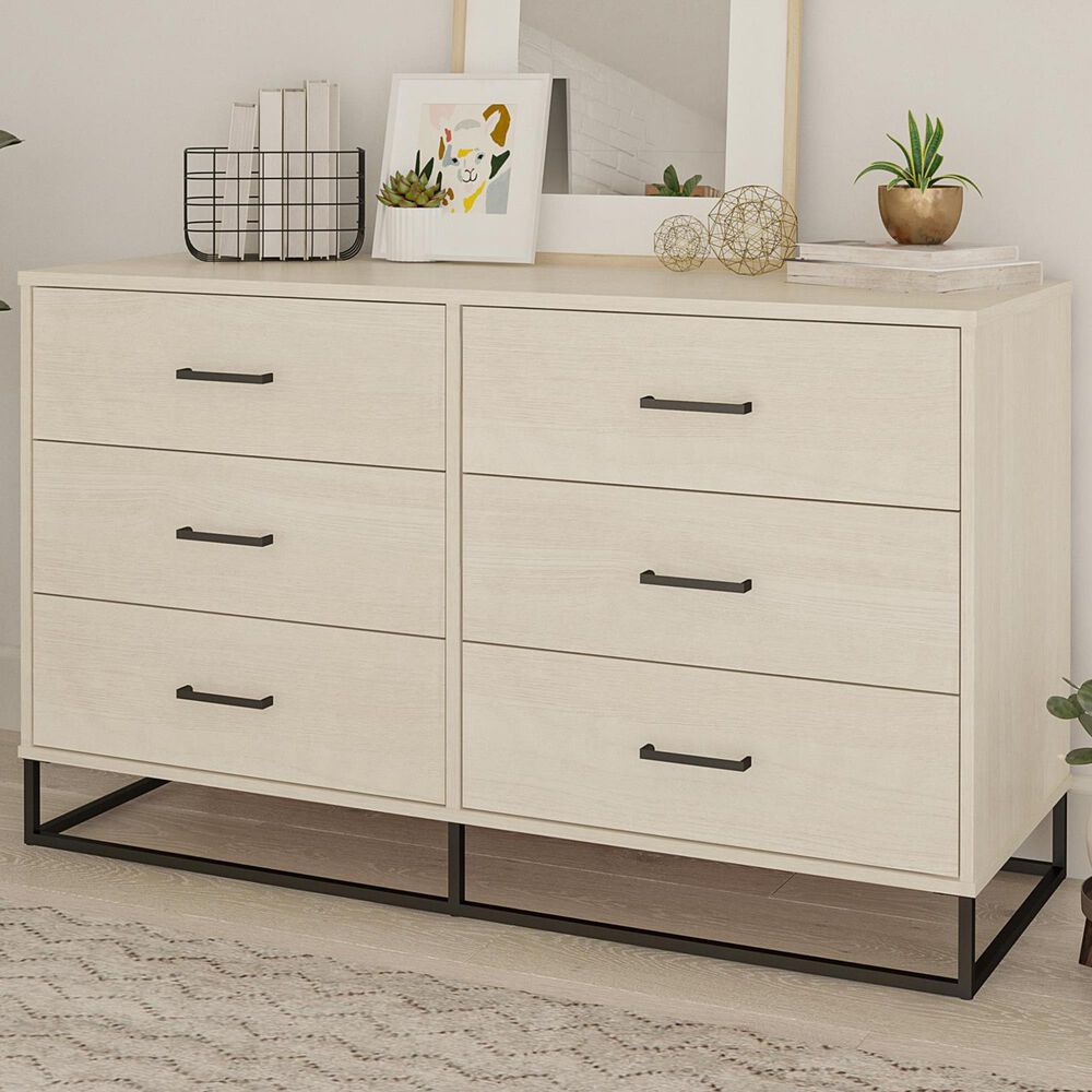 DHP Kelly 6 Drawer Dresser in Bay Oak, , large