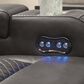 Ashley Fyne-Dyme 3-Piece Power Reclining Living Room Set in Shadow, , large