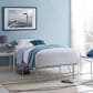 Modway Horizon Platform Twin Bed Frame in Gray, , large