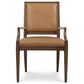Hooker Furniture Archives Arm Chair with Dark Blond Upholstered in Classic Walnut, , large