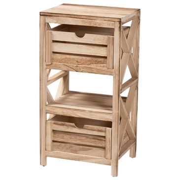Baxton Studio Mandell 2-Drawer Storage Unit in Natural Brown, , large