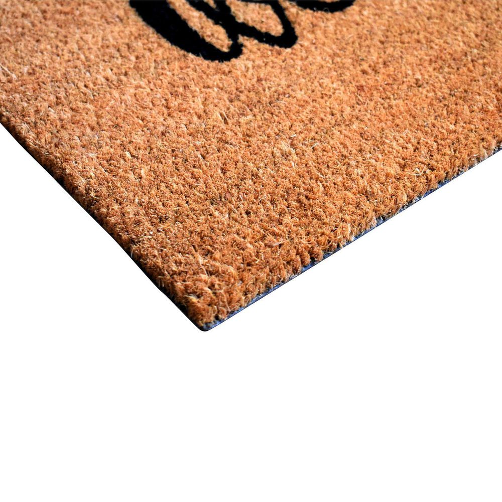 Calloway Mills Natural Ladybug Natural, Black and Red 1'5" x 2'5" Door Mat, , large