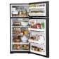 GE Appliances 17.5 Cu. Ft. Energy Star Top-Freezer Refrigerator with LED Lighting in Black, , large