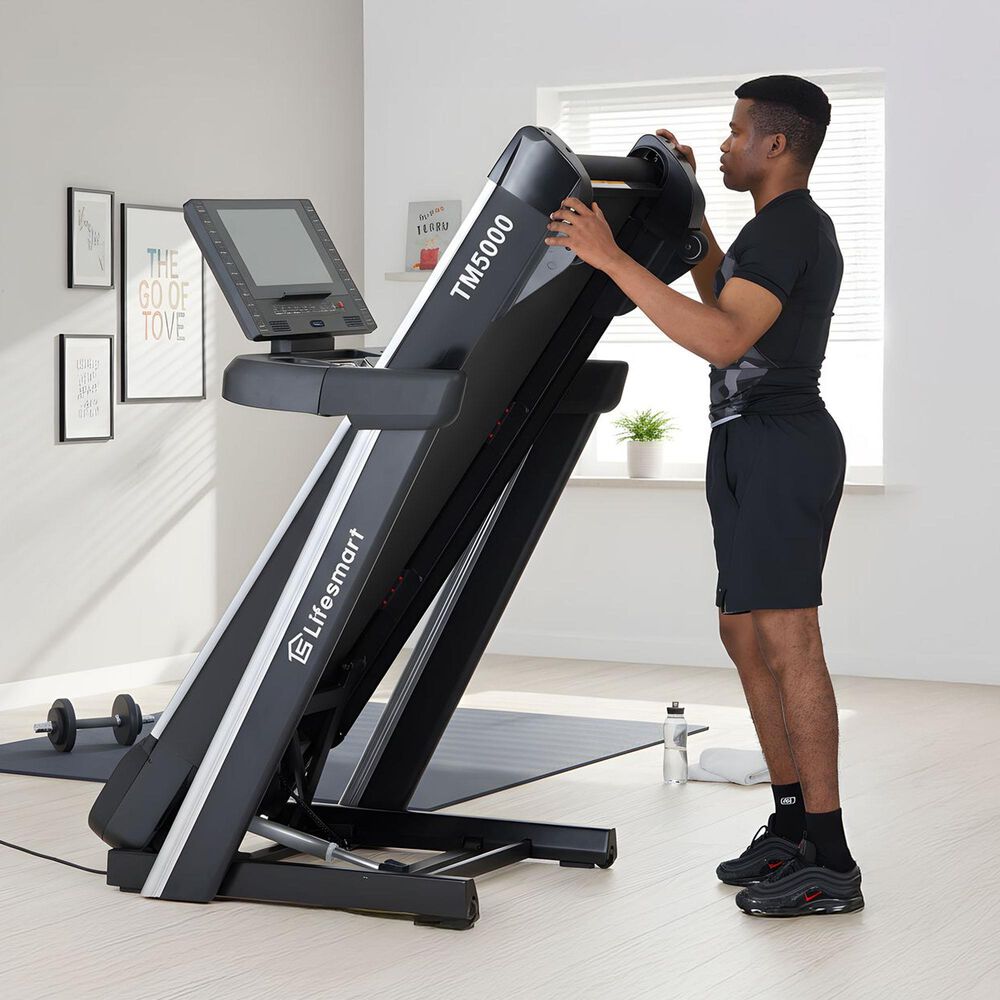Lifesmart TM5000 PowerTouch Folding Treadmill in Gray, , large