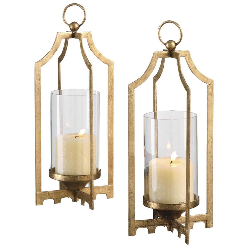 Uttermost Lucy Gold Candleholders (Set of 2), , large
