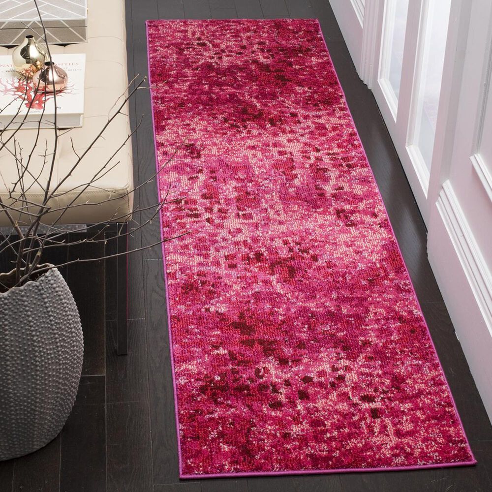 Safavieh Monaco MNC225F-28 2&#39;2&quot; x 8&#39; Fuchsia Runner, , large