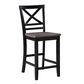 Davis International Counter Table and 6 Counter Stools in Black, , large