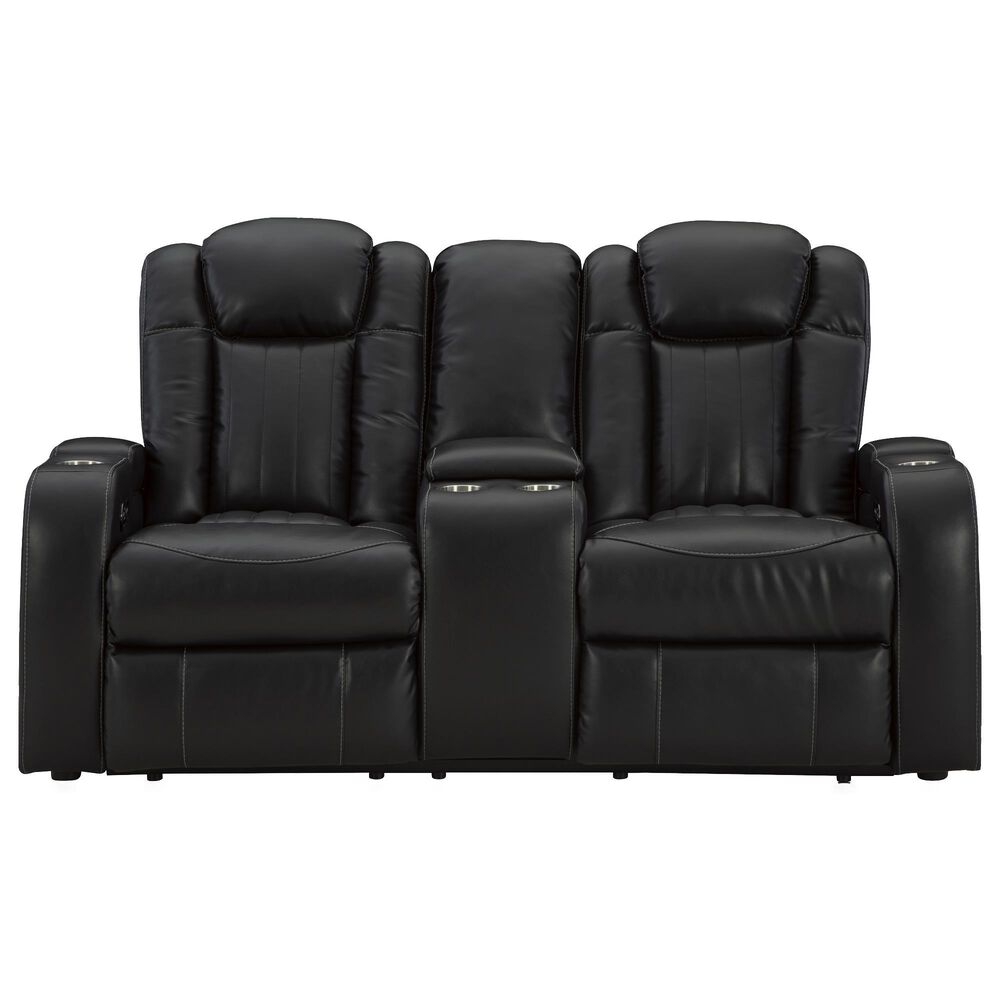 Ashley Caveman Den 3-Piece Power Reclining Living Room Set in Midnight, , large